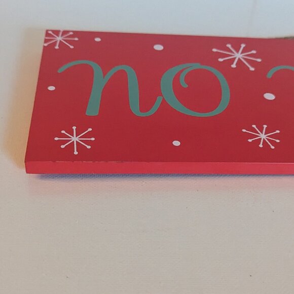 NWT! Retro 'No Humbugging' Red Christmas MCM Sign Michael's Holiday Home Decor - Picture 6 of 12